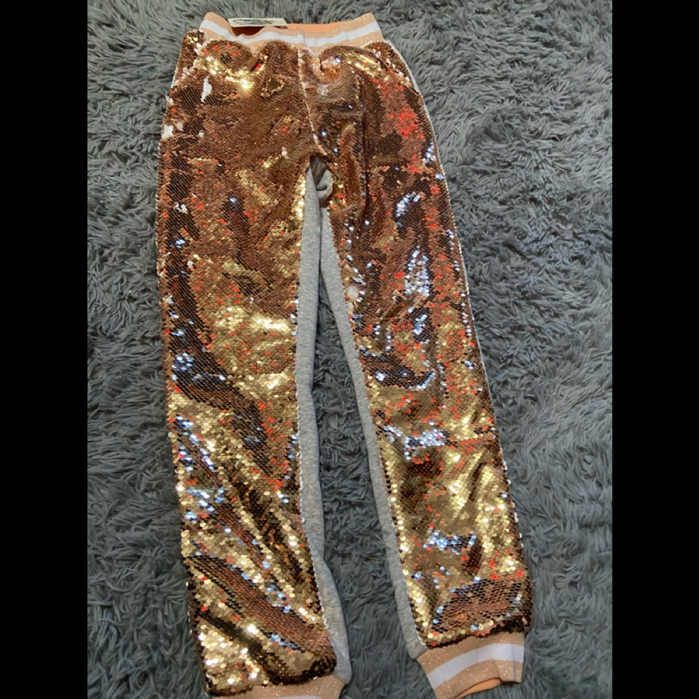 goldie flip sequin joggers size 12